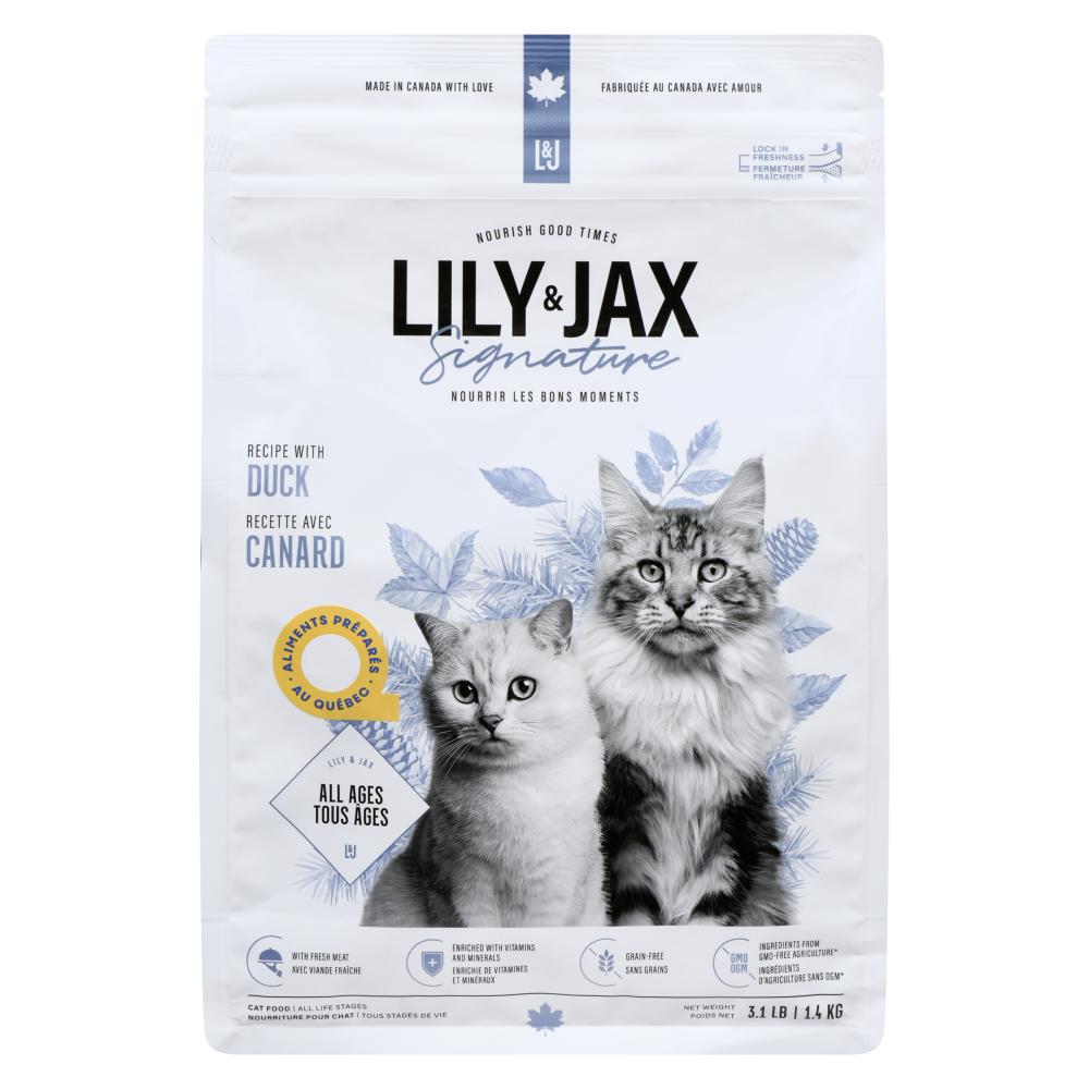 LILY & JAX CAT FOOD DUCK, 4 X 1.4 KG