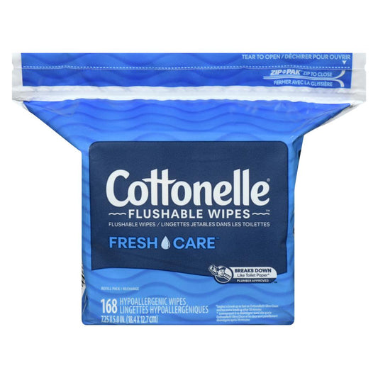 COTTONELLE FRENCH DEBARBOUIL REFILL, 8 X 168 UN