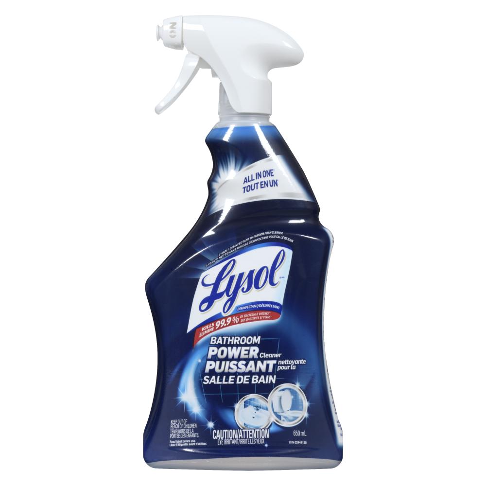 LYSOL BATHROOM CLEANER POWER, 6 X 600 ML
