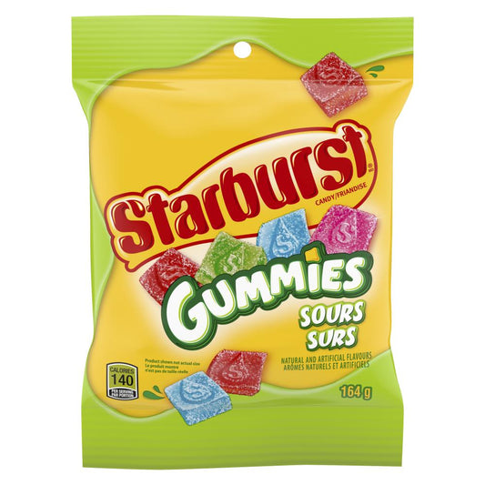 STARBURST SOUR JELLIES, 12 X 164 G
