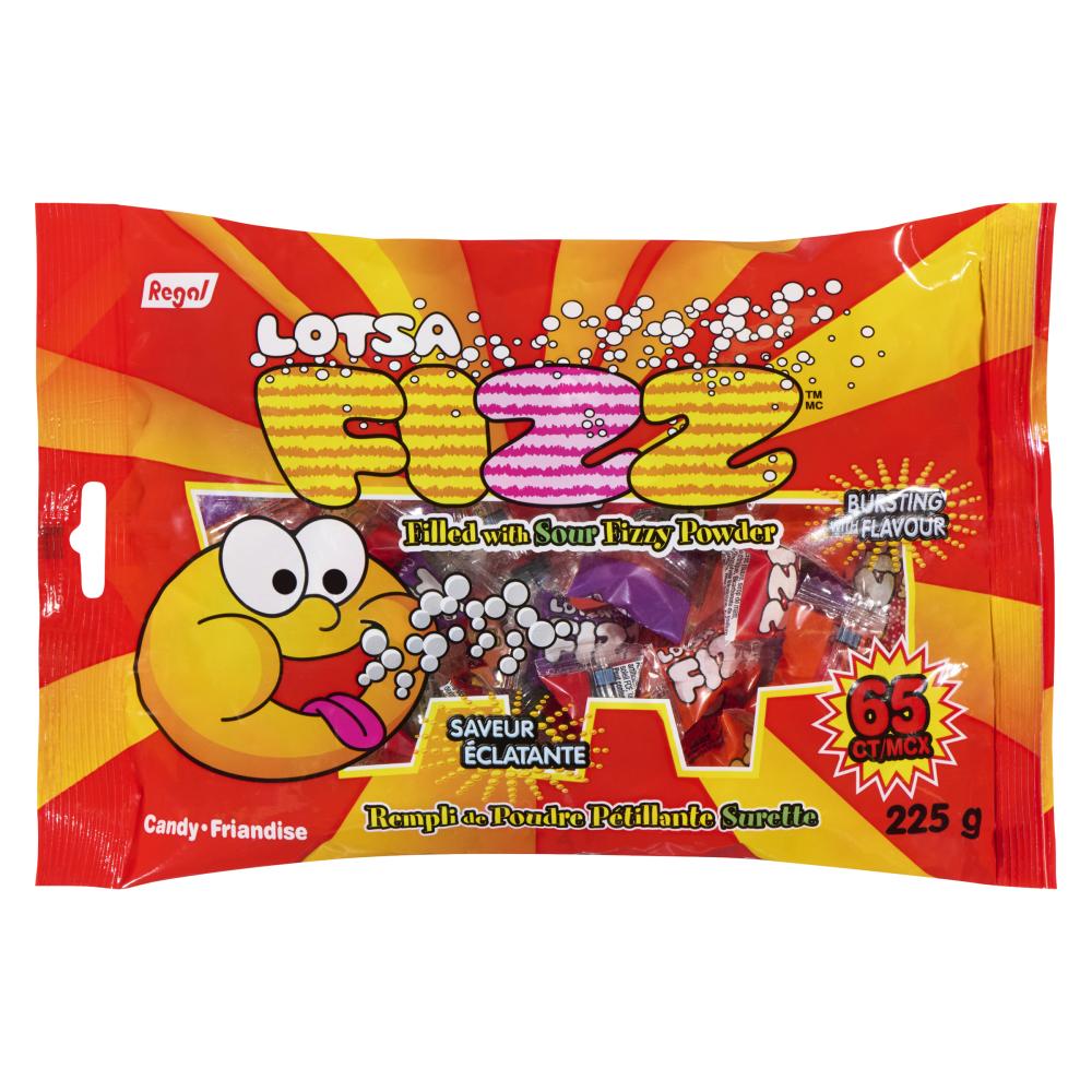 LOTSA FIZZY CANDIES 65UN, 24 X 225 G