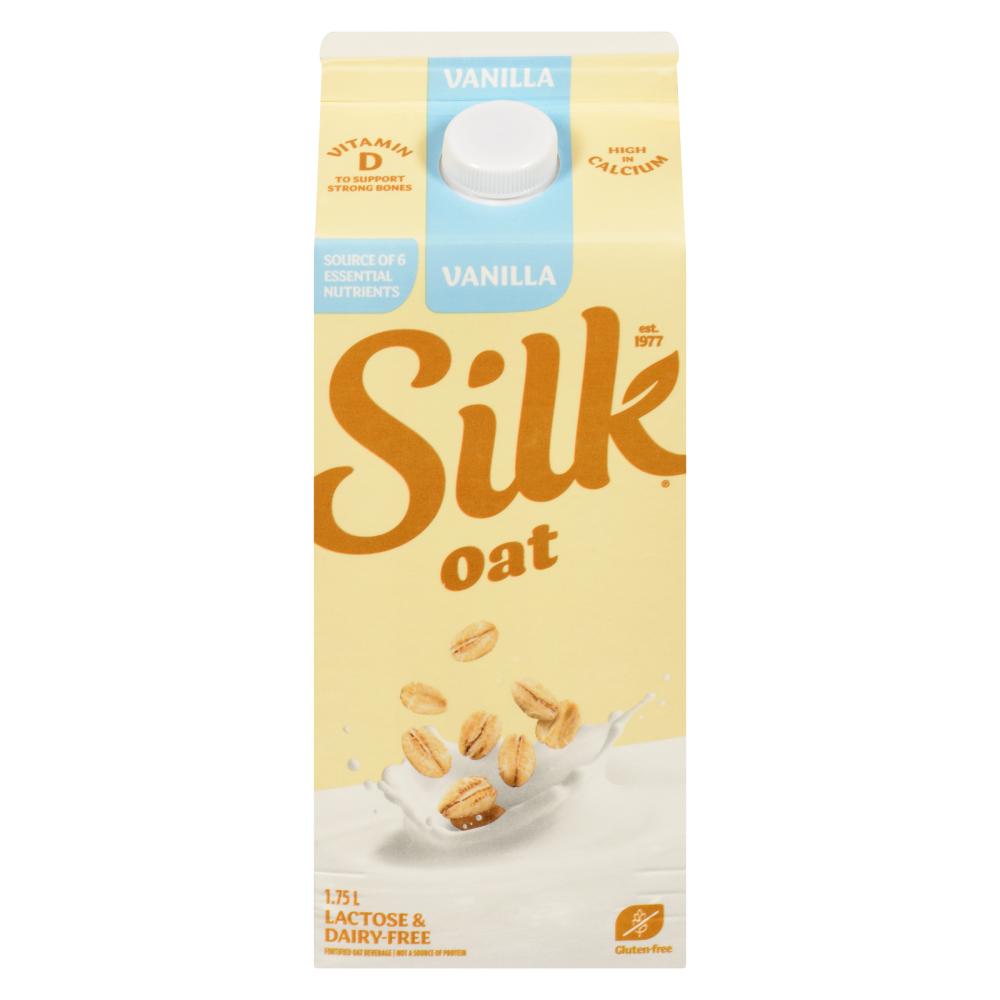 SILK VANILLA OAT MILK, 6 X 1.75 L