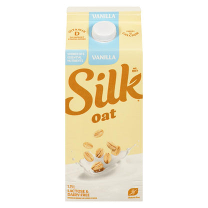 SILK VANILLA OAT MILK, 6 X 1.75 L