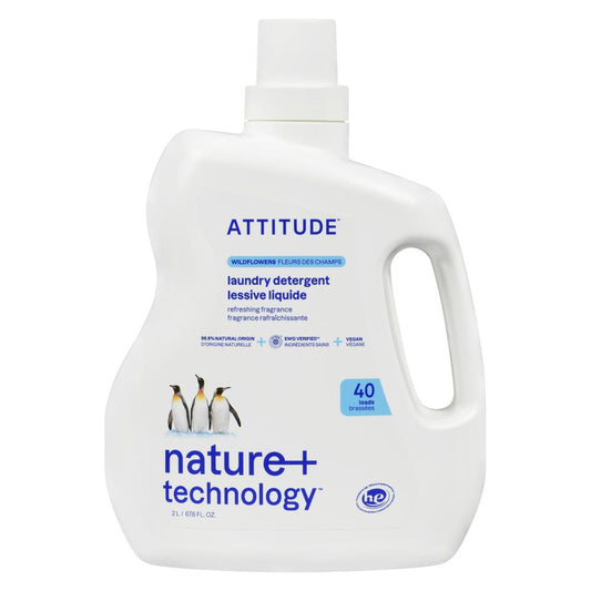ATTITUDE LAUNDRY DETERGENT CHAMP 40LOADS, 6 X 2 LT
