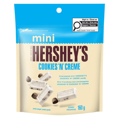 HERSHEY MINI BISCUIT CREAM BAR, 12 X 160 G