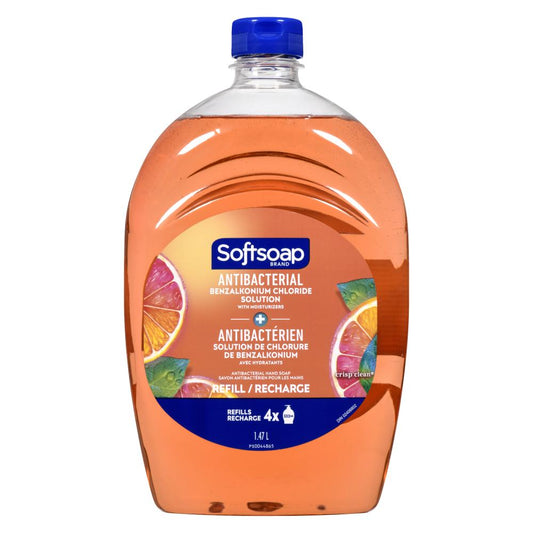 SOFTSOAP HAND SOAP REFILL FRESH, 6 X 1.47 L