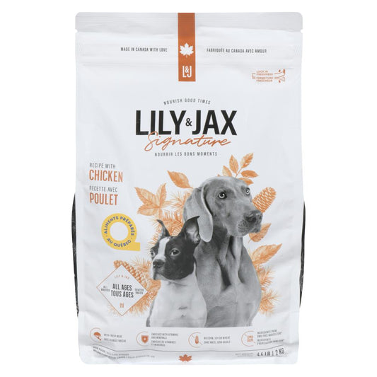 LILY & JAX DOG FOOD CHICKEN, 4 X 2 KG