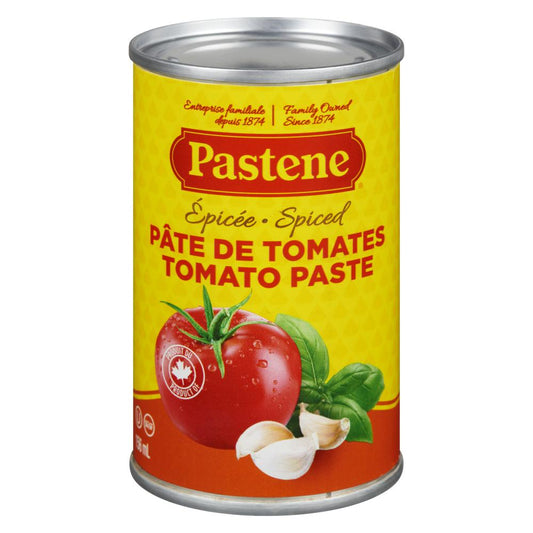 PASTENE SPICY TOMATO PASTE, 48 X 156 ML