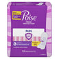 POISE ULTIMATE COVERAGE HYGIENE PADS, 4 X 33 UN