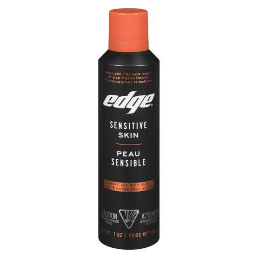 EDGE SENSITIVE SKIN SHAVING GEL, 6 X 198 G