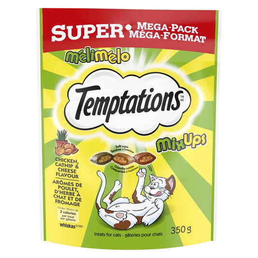 WHISKAS TEMPTATIONS MIXED MEAT POULTRY CHEDDAR, 5 X 350 G