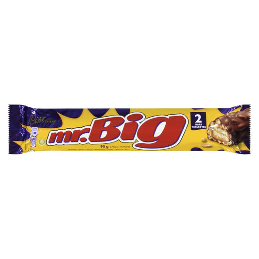 CADBURY MR BIG SUPER CHOCOLATE BAR, 24 X 90 G
