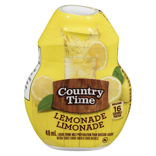 COUNTRYTIME CONCENTRATED LEMONADE LIQUID, 12 X 48 ML