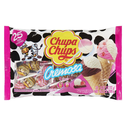 CHUPACHUPS CANDY ICE CREAM CREMOSA 25CT, 20 X 1 UN