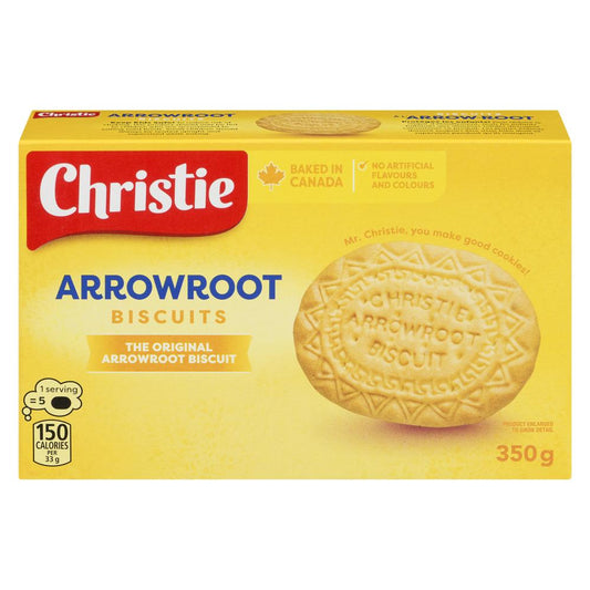 CHRISTIE ARROWROOT BISCUITS, 12 X 350 G