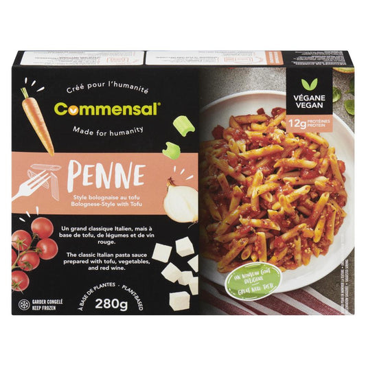 COMMENSAL PENNE BOLOGNESE STYLE, 12 X 280 G