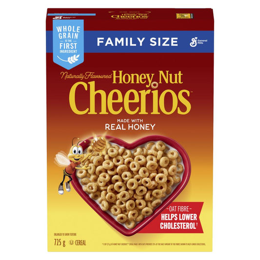 GENERAL MILLS CHEERIOS HONEY NUT FAMILY CEREAL, 10 X 725 G