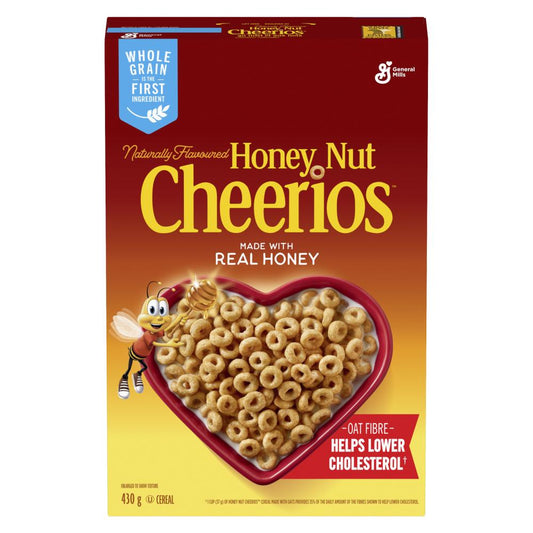 GENERAL MILLS CHEERIOS HONEY & NUT CEREAL, 10 X 430 G