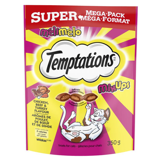 WHISKAS TEMPTATIONS MIXED MEAT CHEDDAR, 5 X 350 G