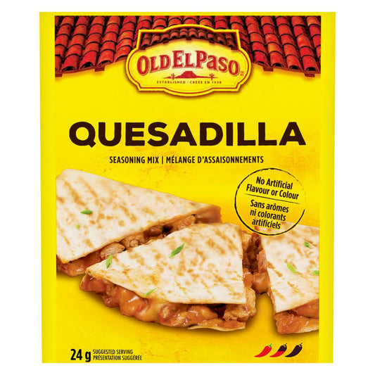 OLD EL PASO QUESADILLA SEASONING MIX 32/2, 32 X 24 G
