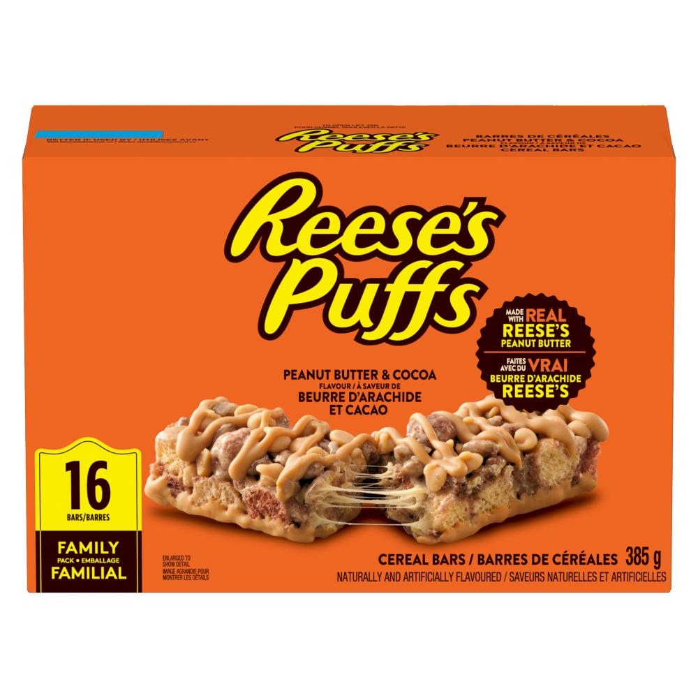 REESE'S CEREAL TREATS BARS, 4 X 385 G