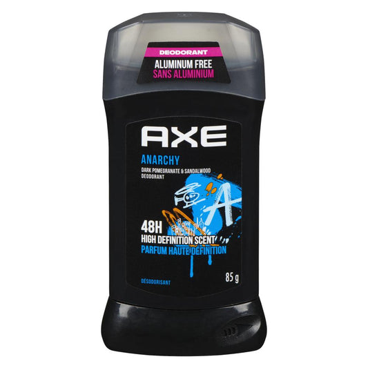 AXE DEODORANT ANARCHY STICK, 6 X 85 G