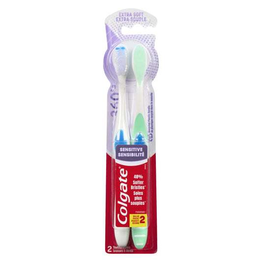 COLGATE 360 SENSITIVE TOOTHBRUSH, 6 X 2 UN
