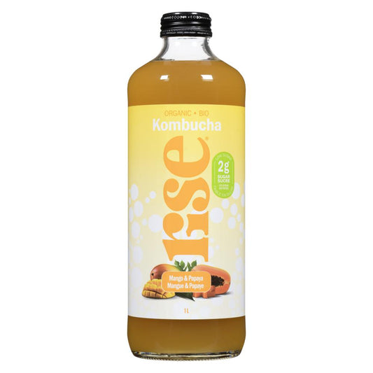 RISE KOMBUCHA, MANGO & PAPAYA 1G, 6 x 1L