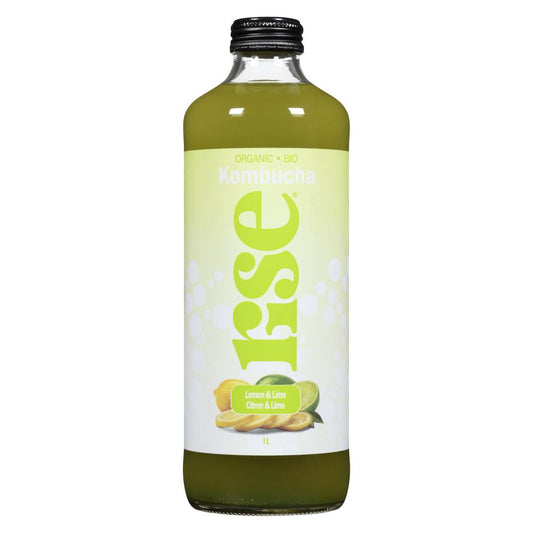 RISE KOMBUCHA, LIME & MATCHA CLASSIC, 6 x 1L