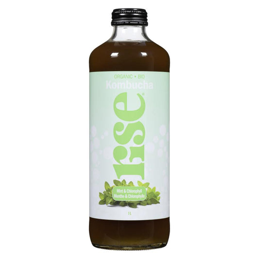 RISE KOMBUCHA, MINT & CHLOROHYLL CLASSIC, 6 x 1 L