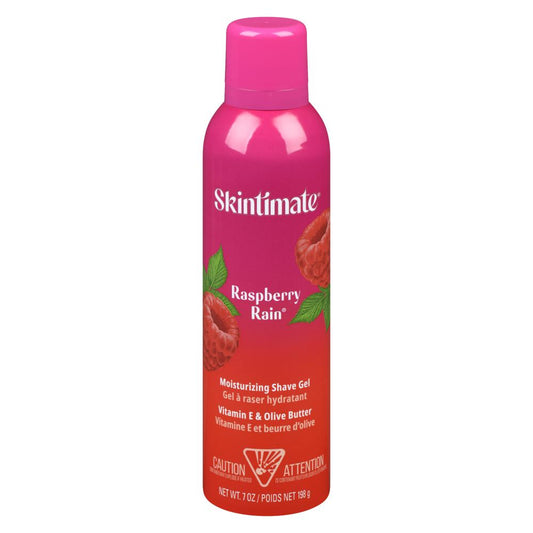 SKINTIMATE RASPBERRY SHAVING GEL, 6 X 198 G