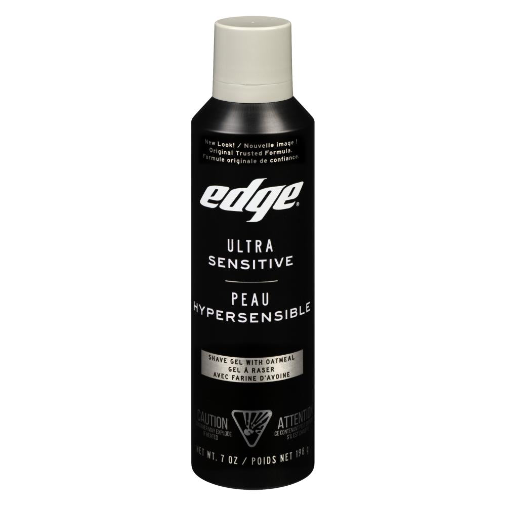 EDGE ULTIMATE SENSITIVE SKIN INVISIBLE SHAVE GEL, 6 X 198 G