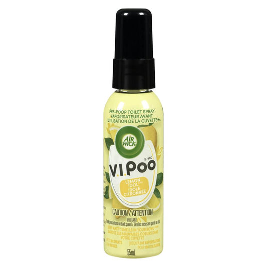 AIRWICK VIPOO TOILET BOWL DEODORIZER CITRUS, 6 X 55 ML