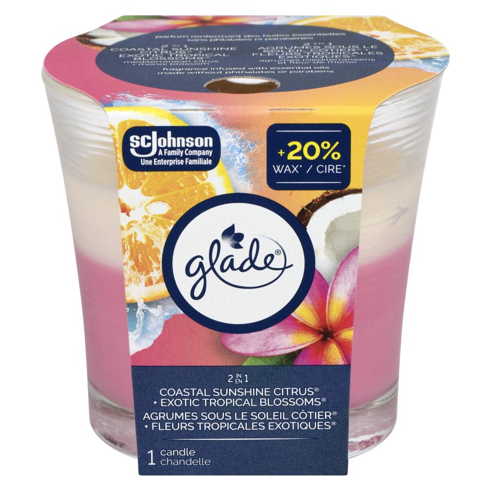 GLADE 2-IN-1 CANDLE, 6 X 1 UN