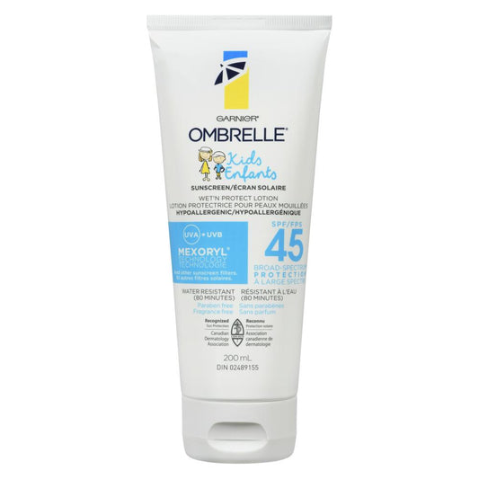 OMBRELLE SUNSCREEN KIDS SPF45, 6 X 200 ML