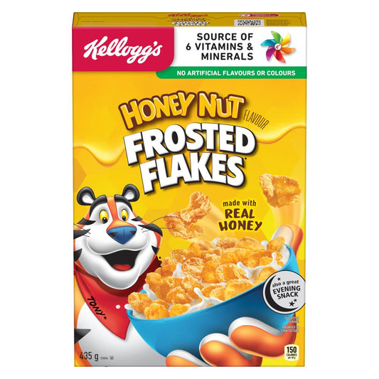 KELLOGG'S HONEY FLAKED CEREAL, 16 X 435 G