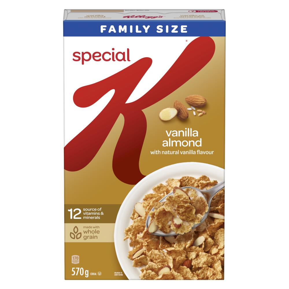 KELLOGG'S SPECIAL K VANILLA FAMILY, 8 X 570 G