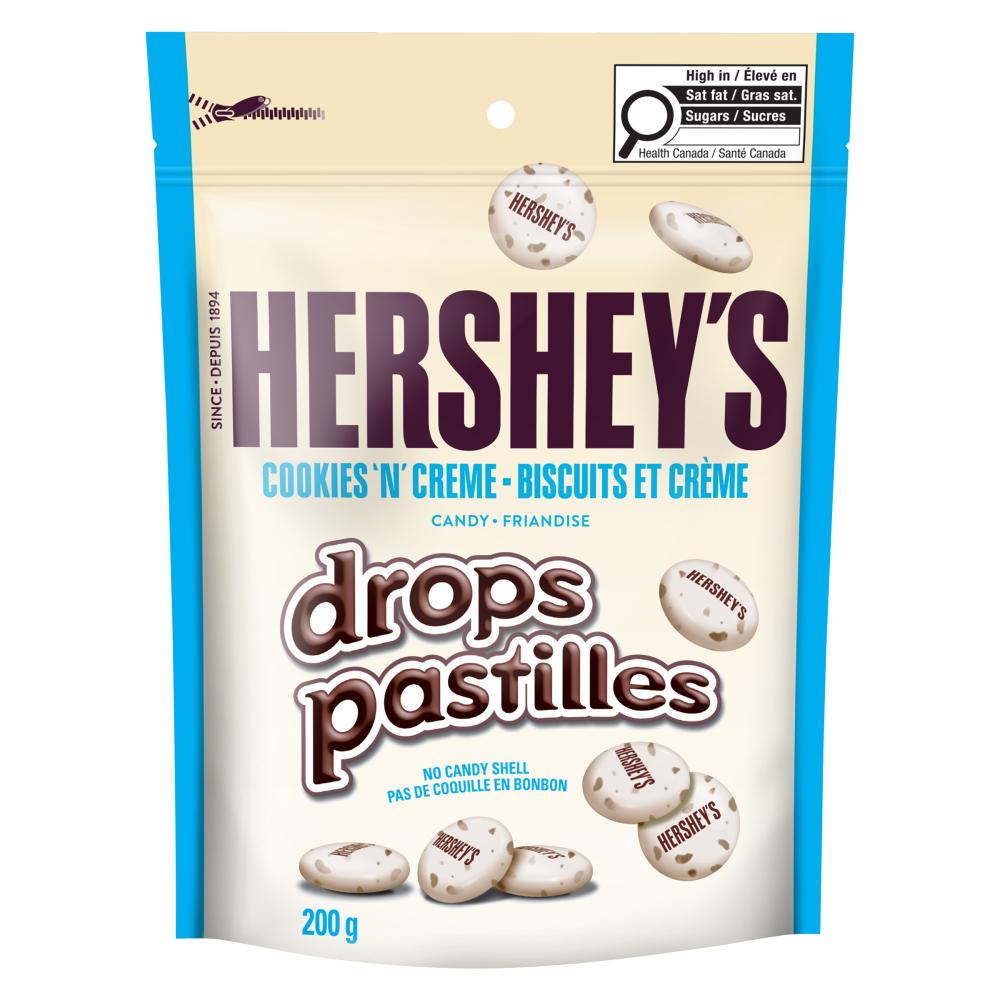 HERSHEY'S COOKIE DOUGH PIECES CHOCOLATE CHIP IN CELLO WRAPPER, 12 X 200 G