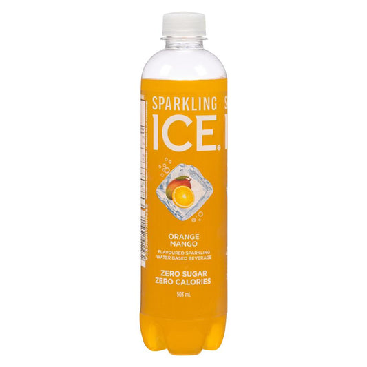 SPARKLE SPARKLING ORANGE MANGO WATER, 12 X 503 ML