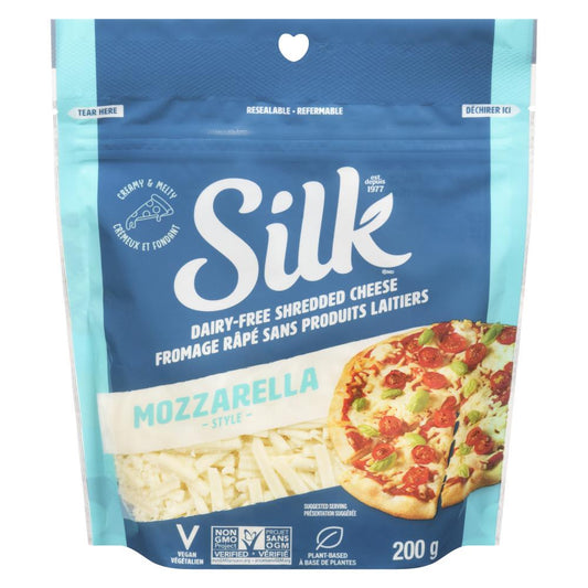 SILK SHREDDED MOZZARELLA CHEESE, 8 X 200 G