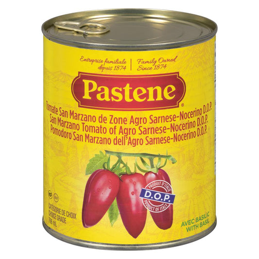 PASTENE ITALIAN SAN MARZANO DOP TOMATOES, 12 X 796 ML
