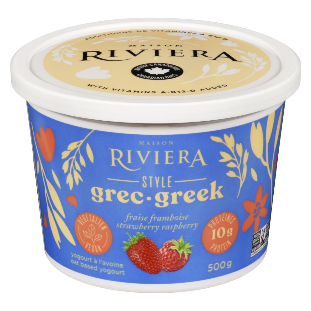 RIVIERA GREEK STYLE YOGURT AVOCADO STRAWBERRY, 6 X 500 G