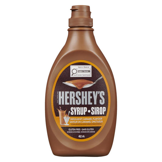 HERSHEY CARAMEL SYRUP BOTTLE, 12 X 462 G