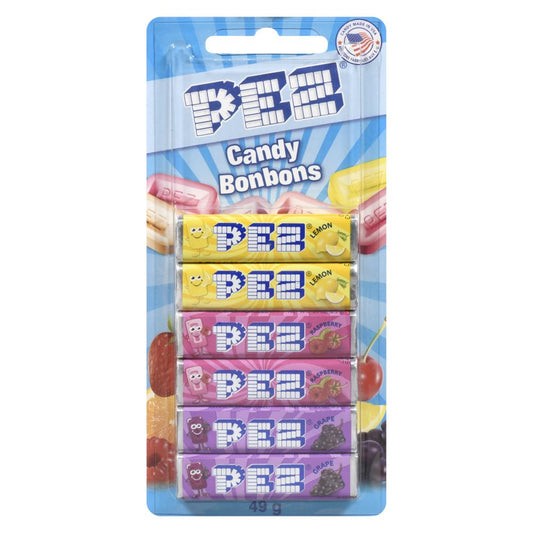 PEZ CANDY REFILL PACK 6, 12 X 49.300 G