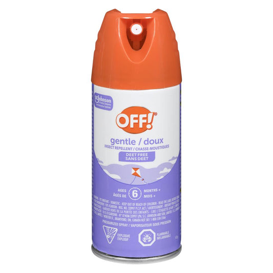 OFF! AEROSOL MOSQUITO REPELLENT GENTLE, 12 X 142 G