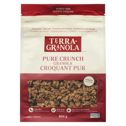 TERRA BREADS, PURE CRUNCH GRANOLA 850G, 8 x 850G