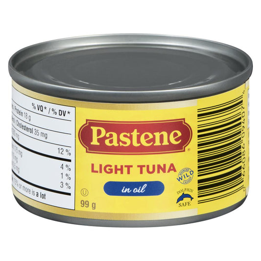 PASTENE WHOLE LIGHT TUNA, 48 X 99 G