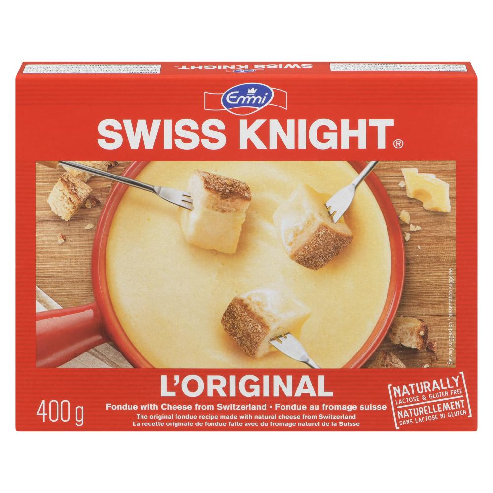 EMMI SWISS KNIGHT FONDUE CHEESE, 12 X 400 G