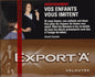 EXPORTA VELOUTE KING SIZE (QC), 8 X 25 UN
