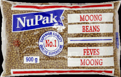 NUPAK MUNG BEANS, 12 X 900 G